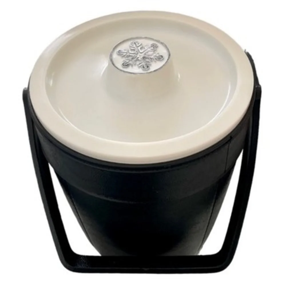 Vintage Rubbermaid Black Ice Bucket 10